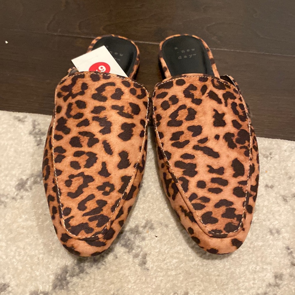 Target A New Day Brown Leopard Print 6.5 6 1/2